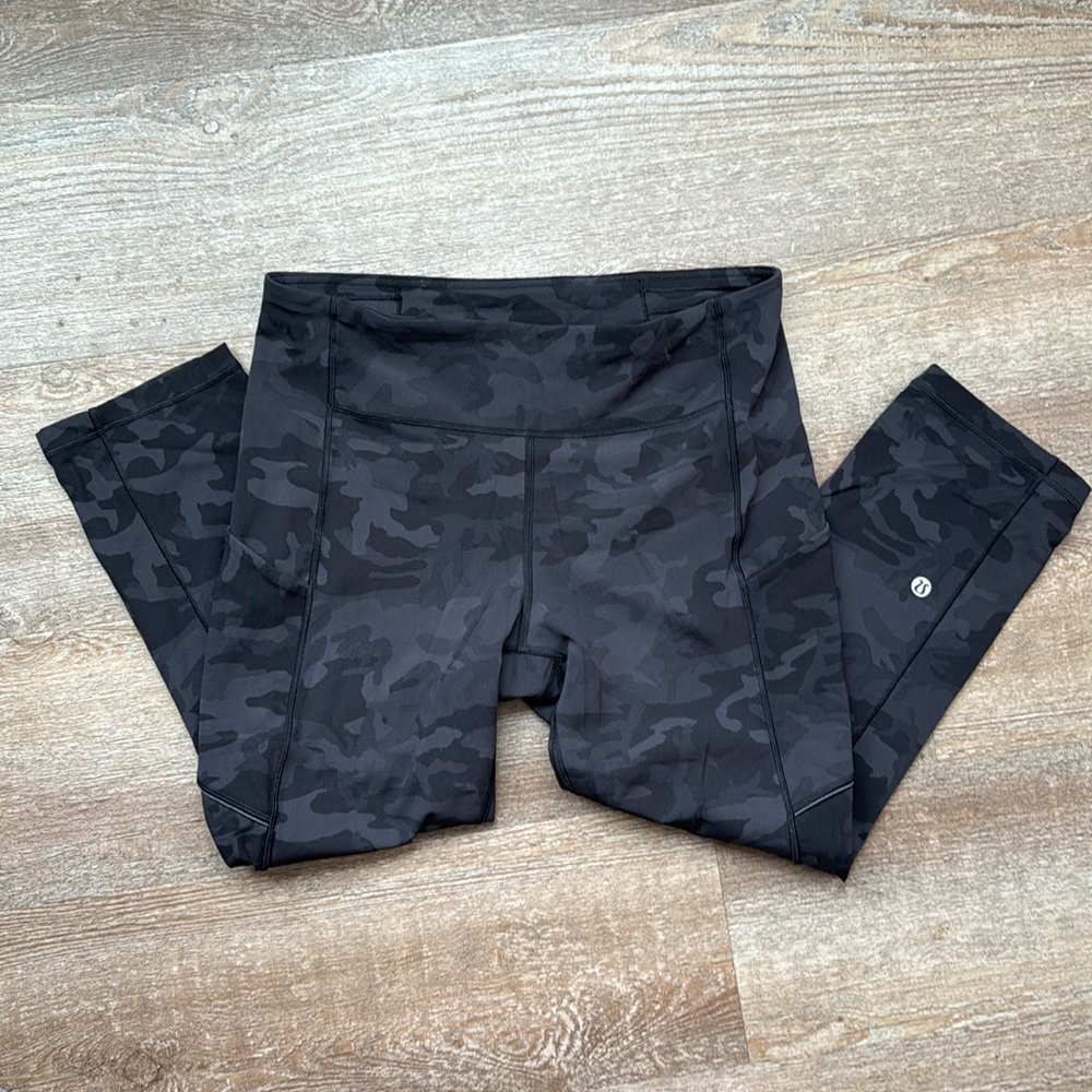 Lululemon Camo Leggings with Pockets